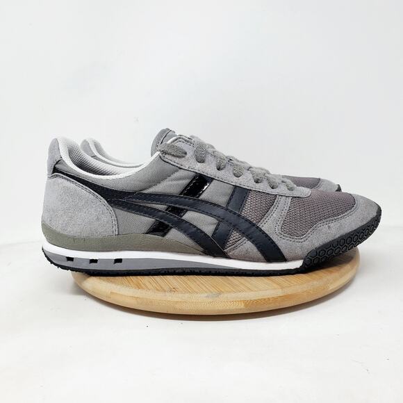 Onitsuka Tiger Shoes Womens 9 Ultimate 81 Grey Black Retro Sneaker - Picture 9 of 16